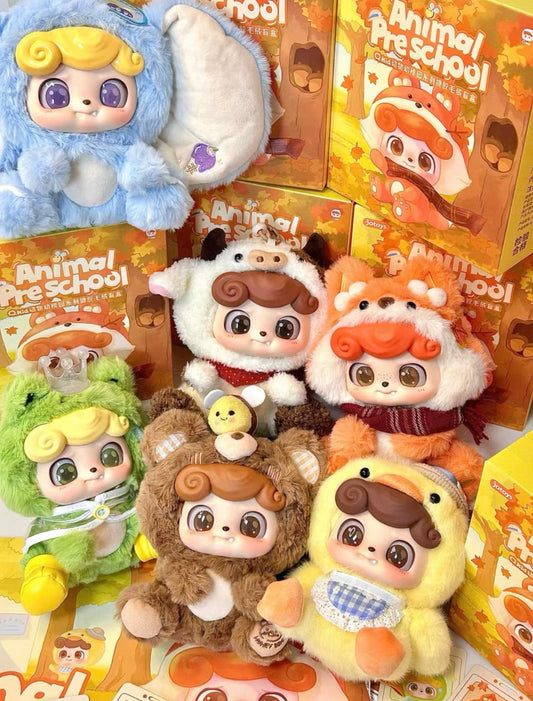 Q.Kid Animal Preschool Series Stuffed Plush Toy Blind Box